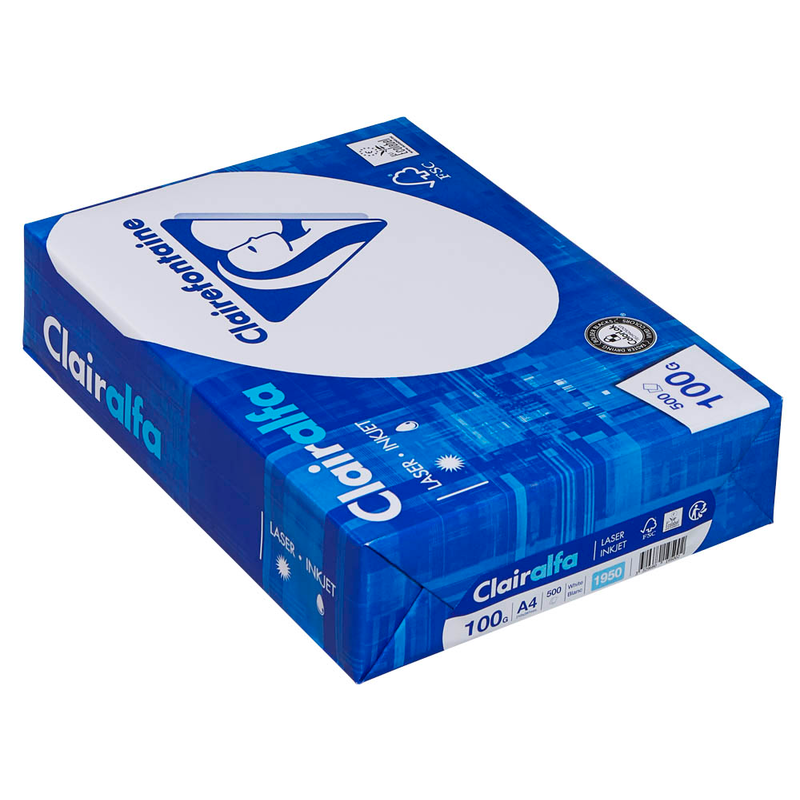 Clairefontaine Kopierpapier Clairalfa DIN A4 100 g/qm 500 Blatt
