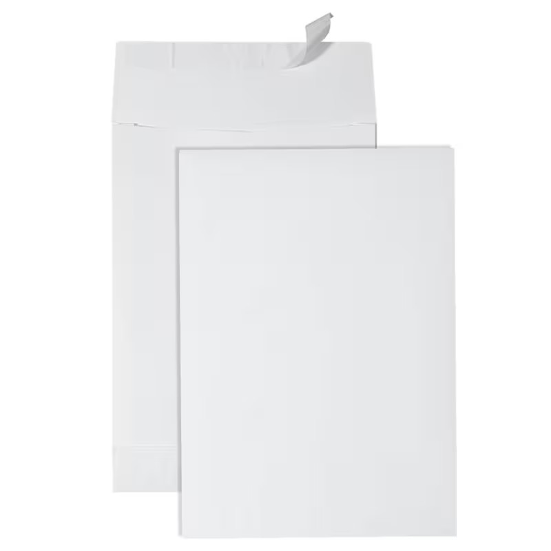 dundee Faltentaschen DIN C4 ohne Fenster weiß mit 4,0 cm Falte, 10 St.