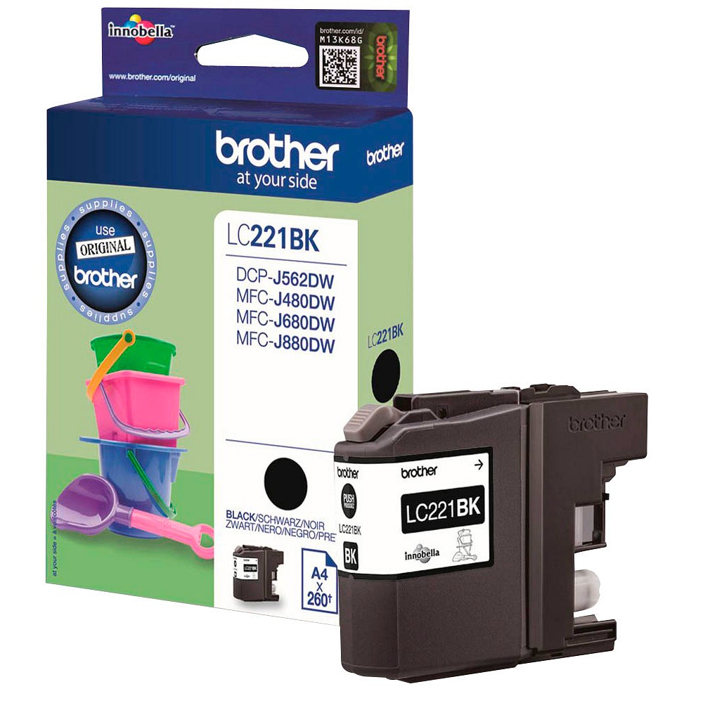Brother LC-221BK Tinte Black
