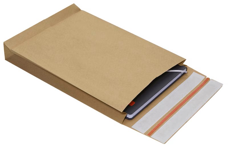 BONG Faltentaschen e-Green ca. DIN B4 ohne Fenster braun mit 5,0 cm Falte, 250 St.