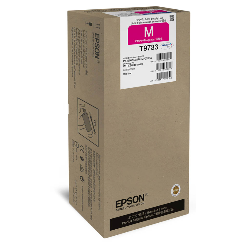Epson Tintenpatrone magenta (C13T97330N, T9733)