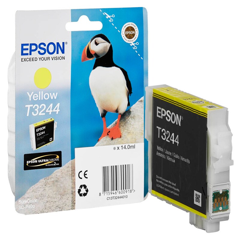 Epson Tintenpatrone gelb (C13T32444010, T3244)