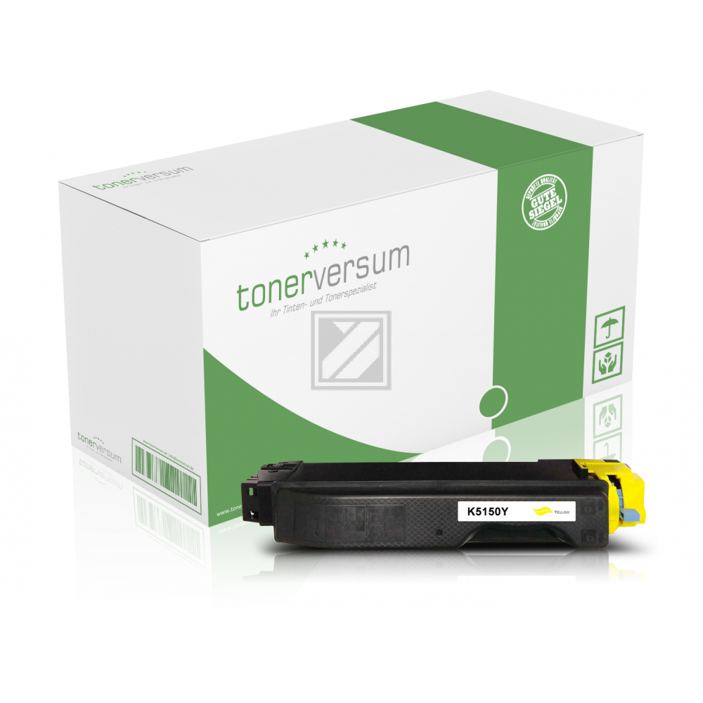 Tonerversum Toner-Kit gelb (102432) ersetzt TK-5150Y