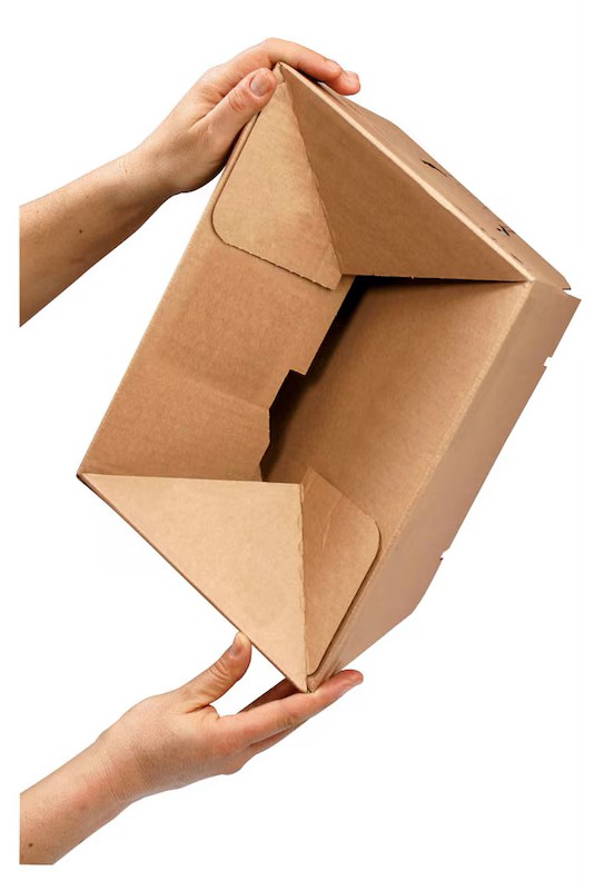 ColomPac® Versandkartons Blitzbodenkartons 45,0 x 32,5 x 19,0 - 31,0 cm, 10 St.