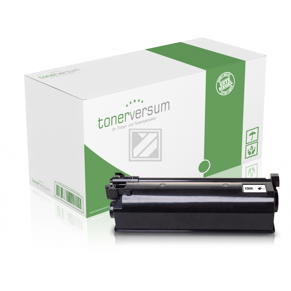 Tonerversum Toner-Kit schwarz (102461) ersetzt TK-560K