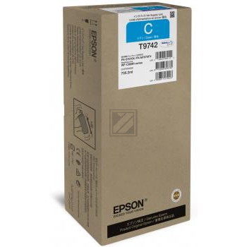 Epson Tintenpatrone cyan HC (C13T97420N, T9742N)