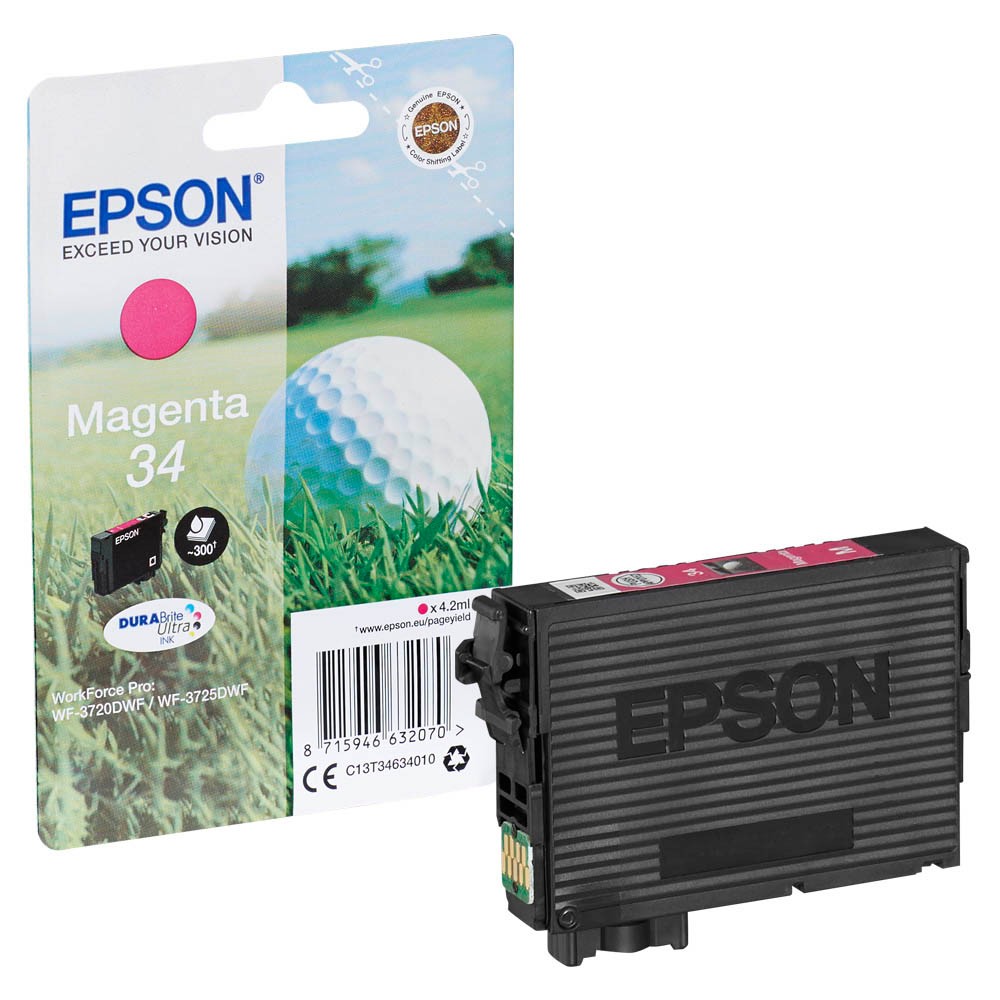 Epson 34  / C13T34634010 Tinte Magenta
