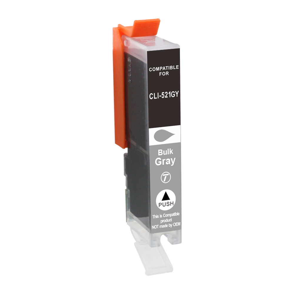 Kompatibel zu Canon CLI-521GY / 2937B001 Tinte Grau