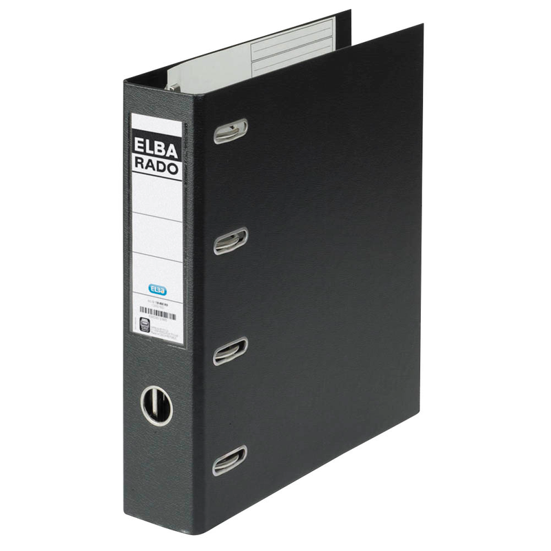 ELBA Doppelordner schwarz Kunststoff 7,5 cm, 1 St.