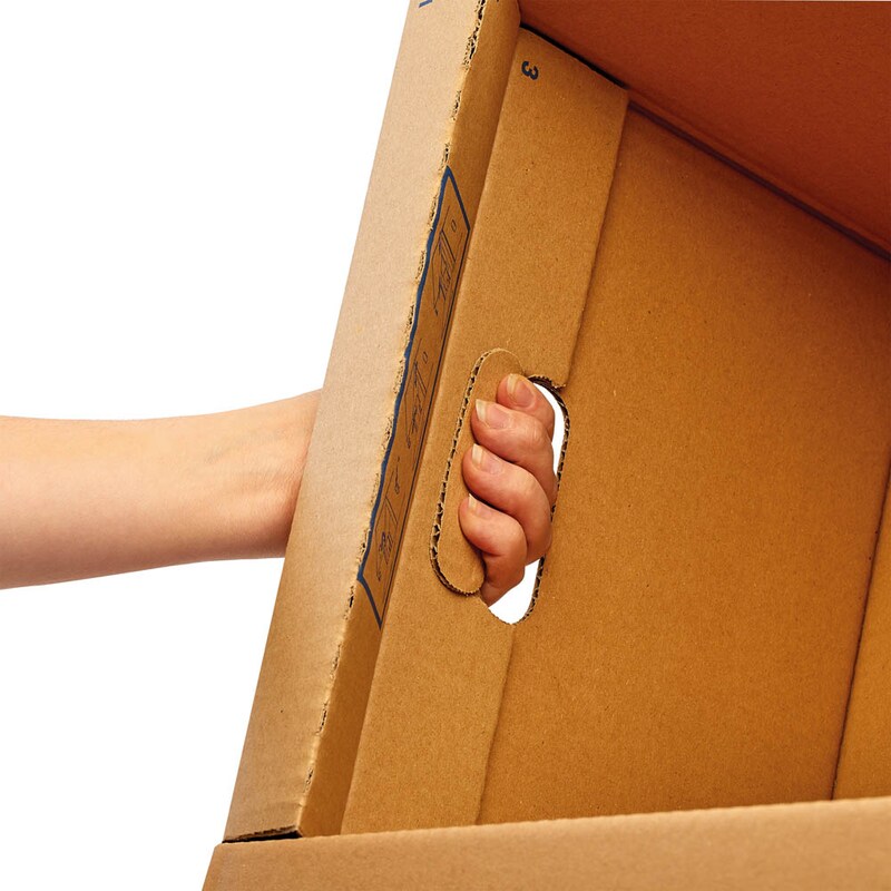 Bankers Box Umzugskartons SmoothMove Standard 47,5 x 32,5 x 27,0 cm, 10 St.