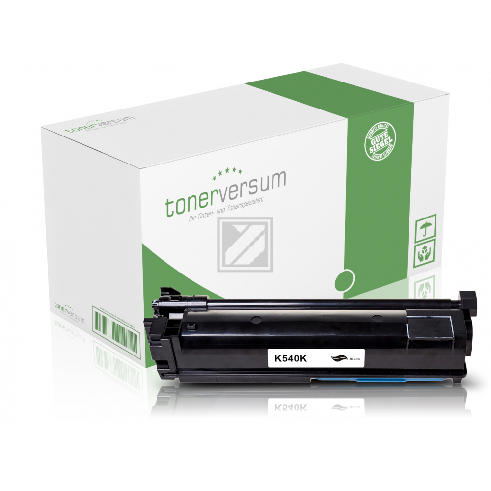 Tonerversum Toner-Kit schwarz (102575) ersetzt TK-540K