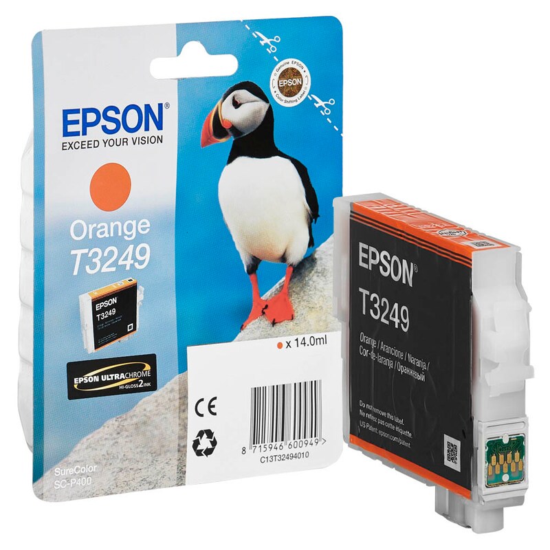 Epson Tintenpatrone orange (C13T32494010, T3249)
