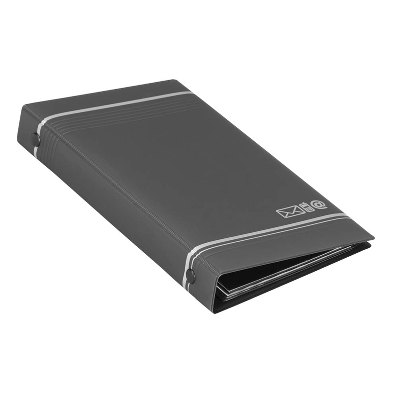 DURABLE Adress-Ringbuch TELINDEX anthrazit, 1 St.