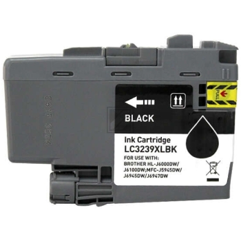 Tonerversum Tintenpatrone schwarz HC (TV108819) ersetzt LC-3239XLBK