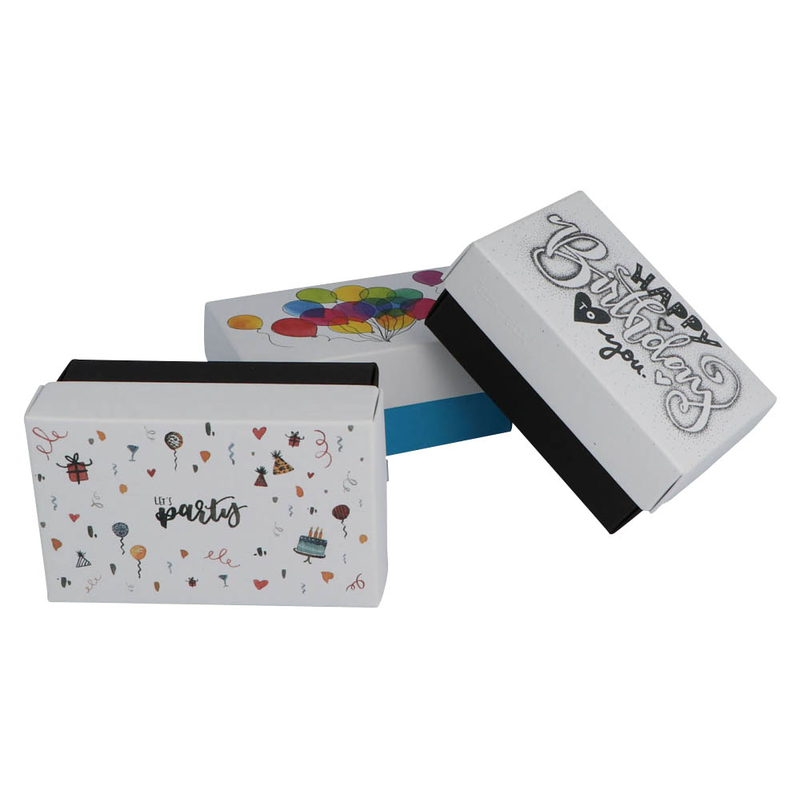 BUNTBOX Geburtstag M Geschenkboxen-Set weiß, 3 St.