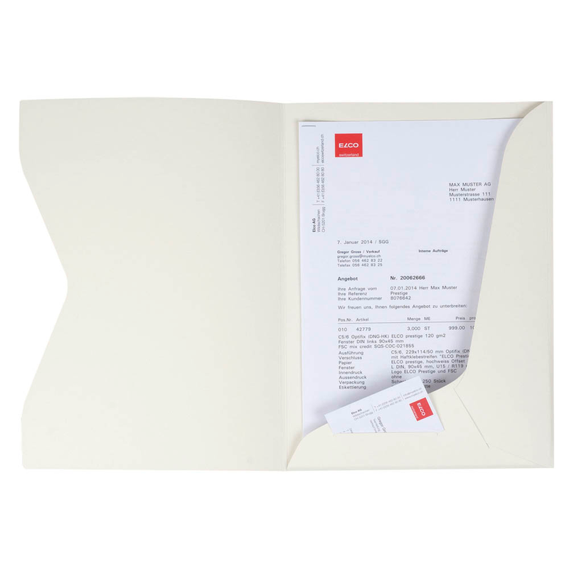ELCO Angebotsmappen Prestige DIN A4 beige, 10 St.