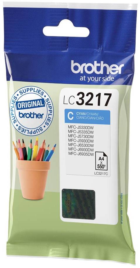 Brother Tintenpatrone cyan (LC-3217C)