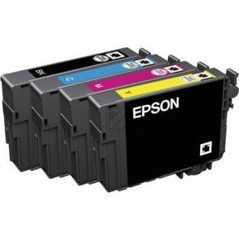 Epson Tintenpatrone gelb, magenta, schwarz, cyan HC (C13T18164012, T1816)