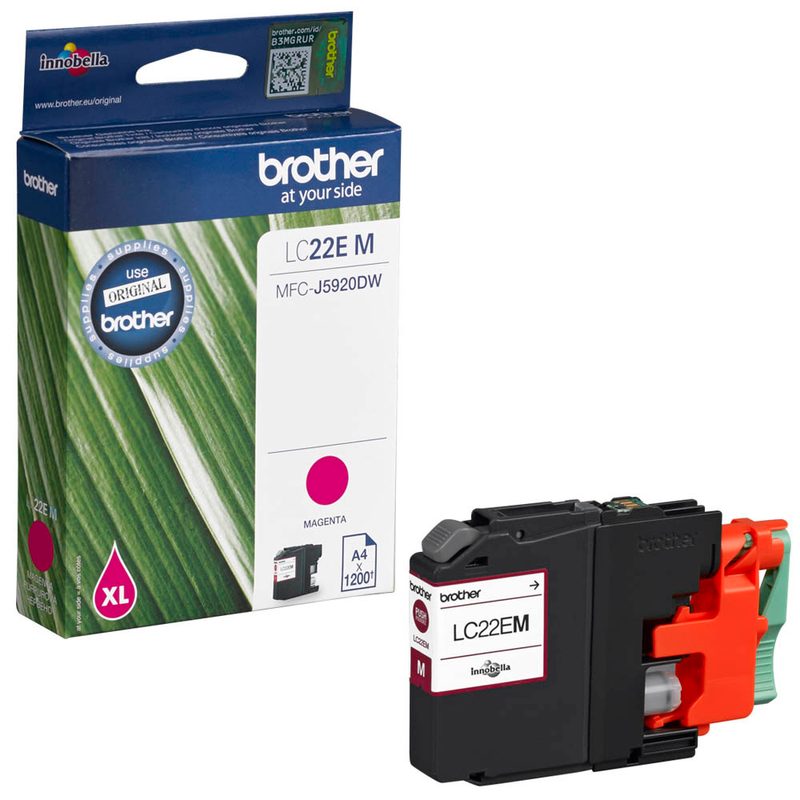 Brother Tintenpatrone magenta (LC-22EM)