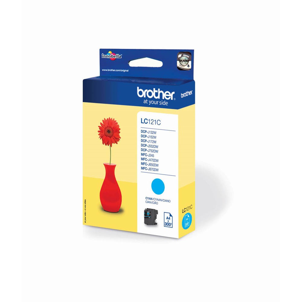 Brother Tintenpatrone cyan (LC-121C)