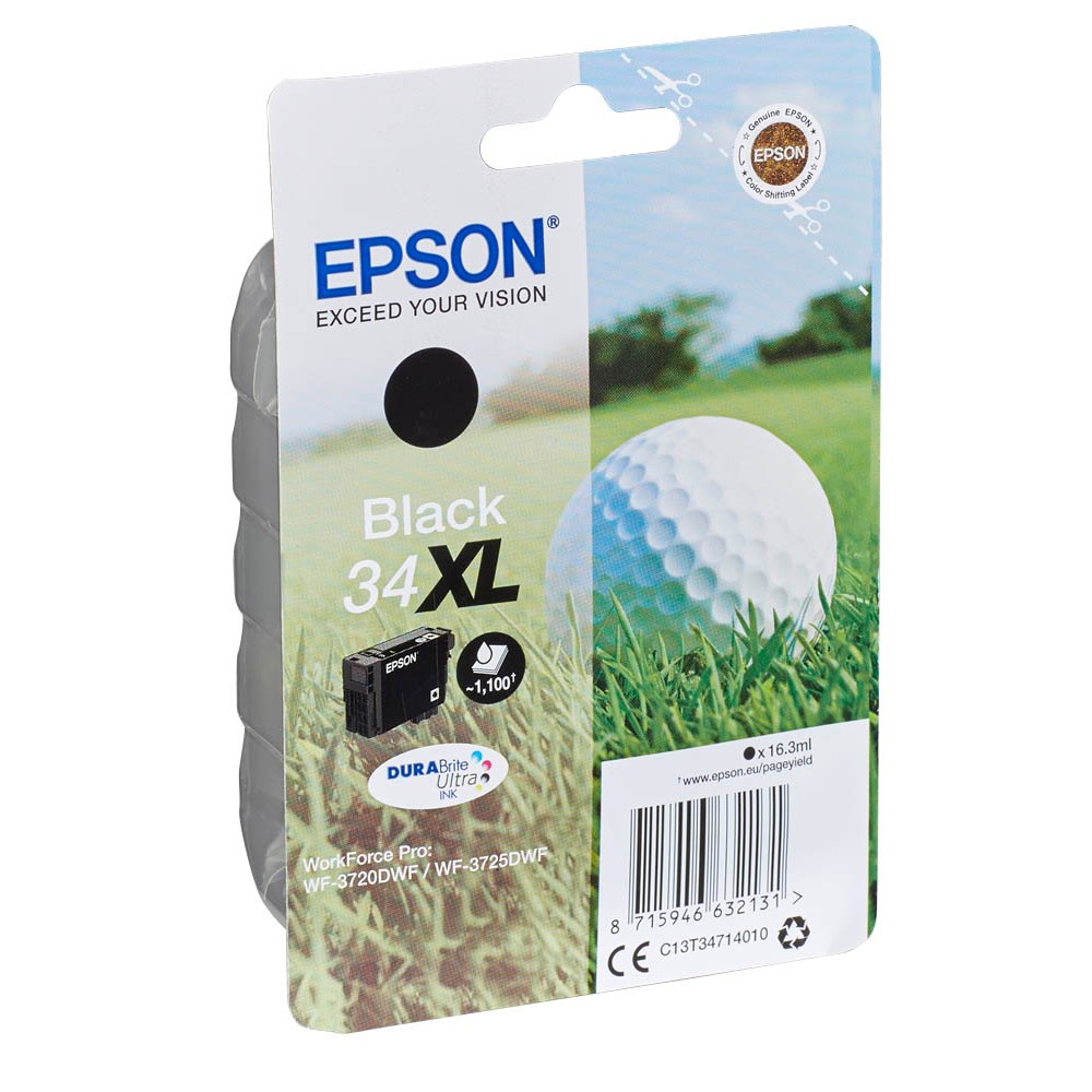 Epson 34 XL / C13T34714010 Tinte Black