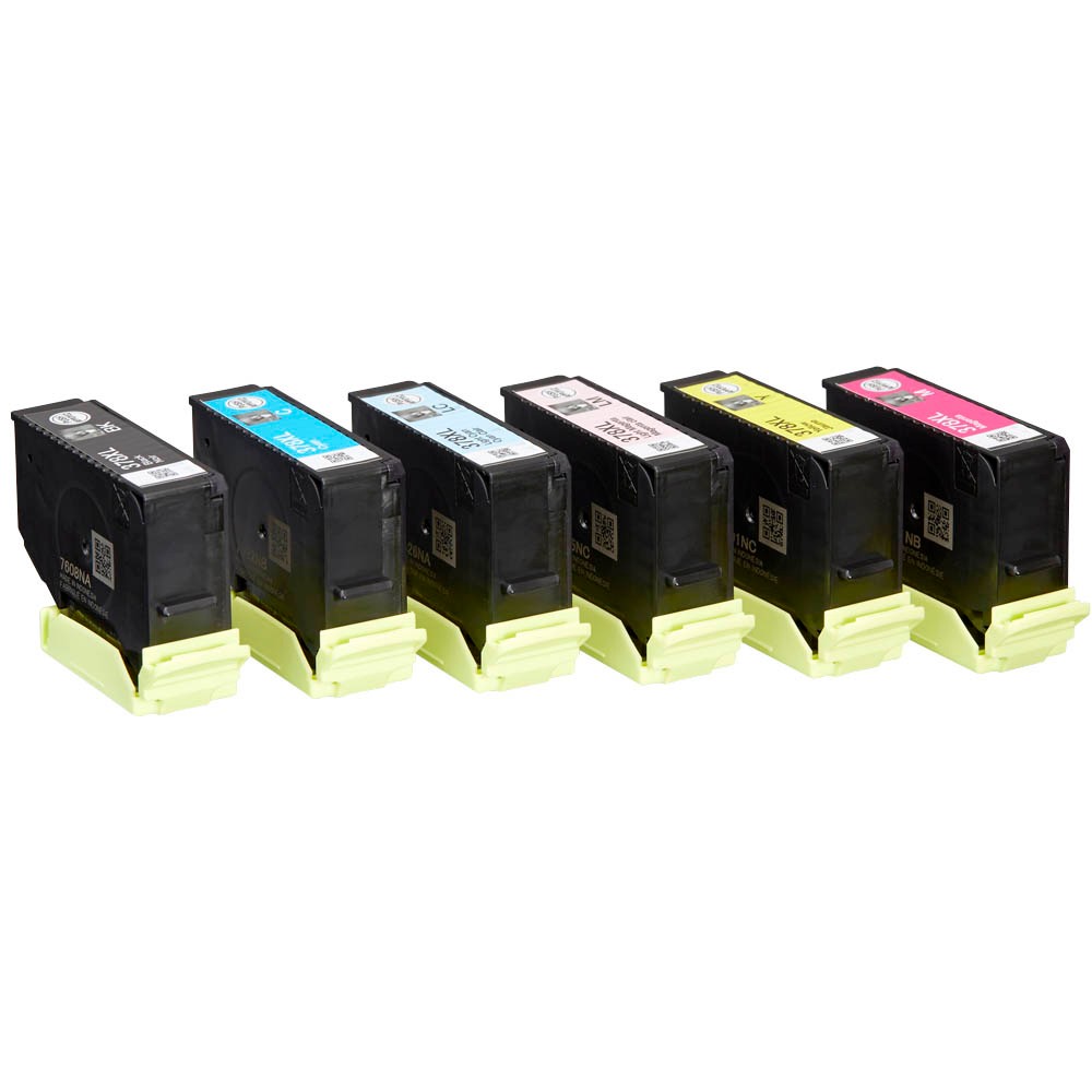 Epson Tintenpatrone gelb, cyan light, magenta light, magenta, schwarz, cyan HC (C13T37984010, 378XL)