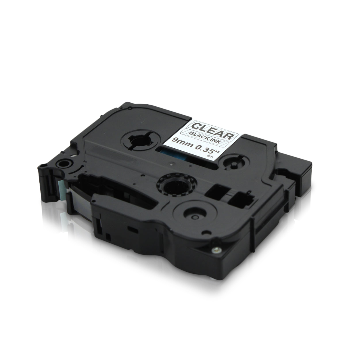 Kompatibel zu Brother TZe-121 P-Touch Schriftband 9mm schwarz/transparent