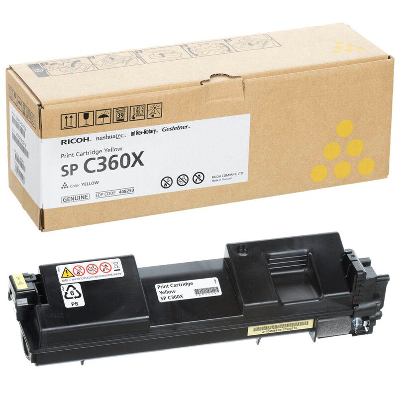 Ricoh Toner-Kit gelb HC plus (408253, SP-C360X)