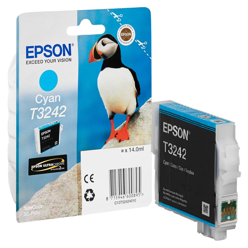 Epson Tintenpatrone cyan (C13T32424010, T3242)