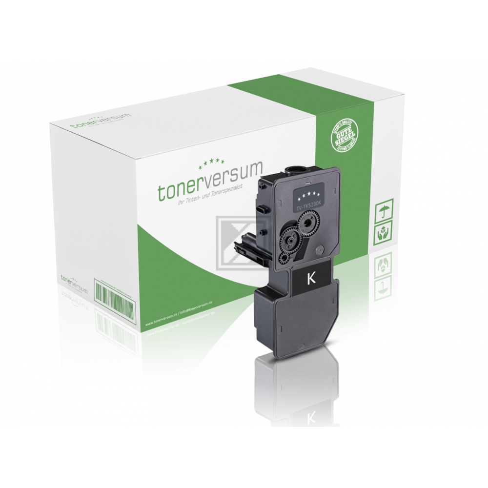 Tonerversum Toner-Kit schwarz HC (104065) ersetzt TK-5230K