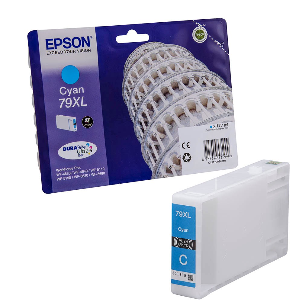 Epson 79 XL / C13T79024010 Tinte Cyan