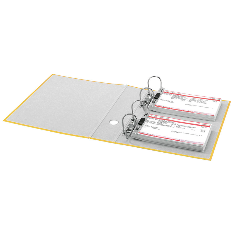 bene Doppelordner gelb Karton 7,5 cm, 1 St.