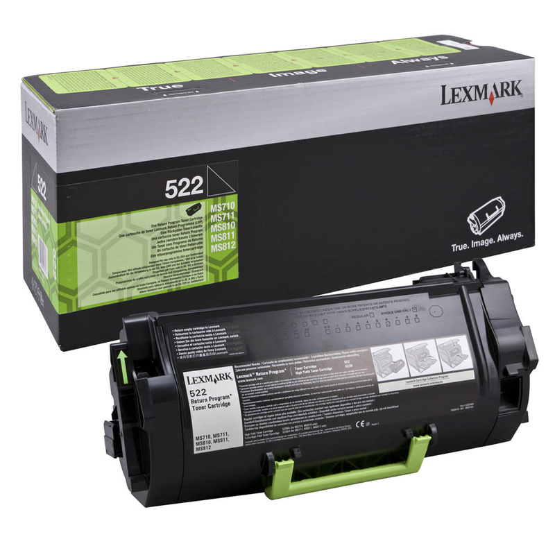 Lexmark Toner-Kit Return Program schwarz (52D2000, 522)