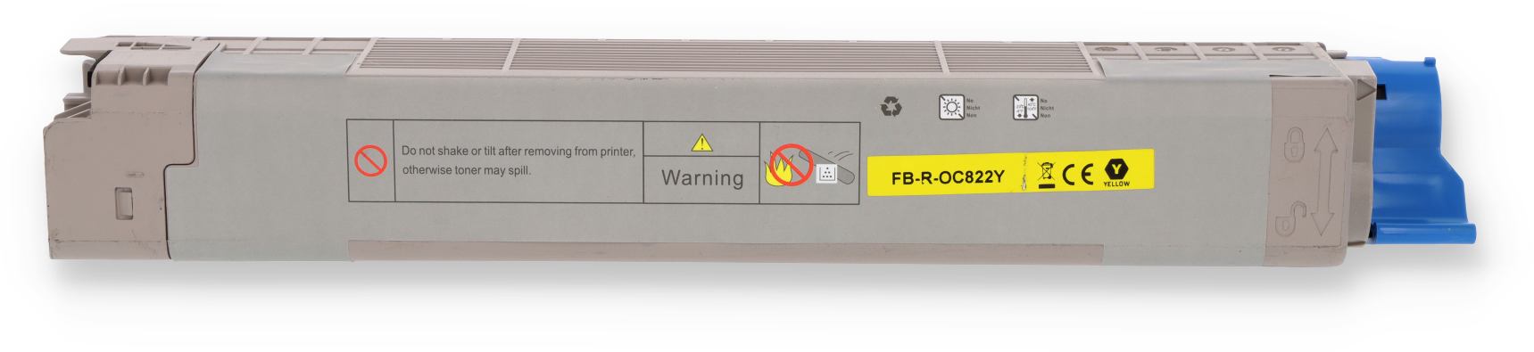 Kompatibel zu OKI 44844613 / C822 Toner Yellow