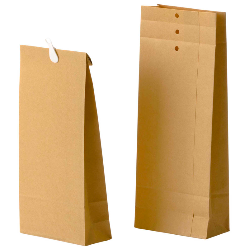 BONG Musterbeutel M20 ohne Fenster braun mit 4,0 cm Falte, 250 St.