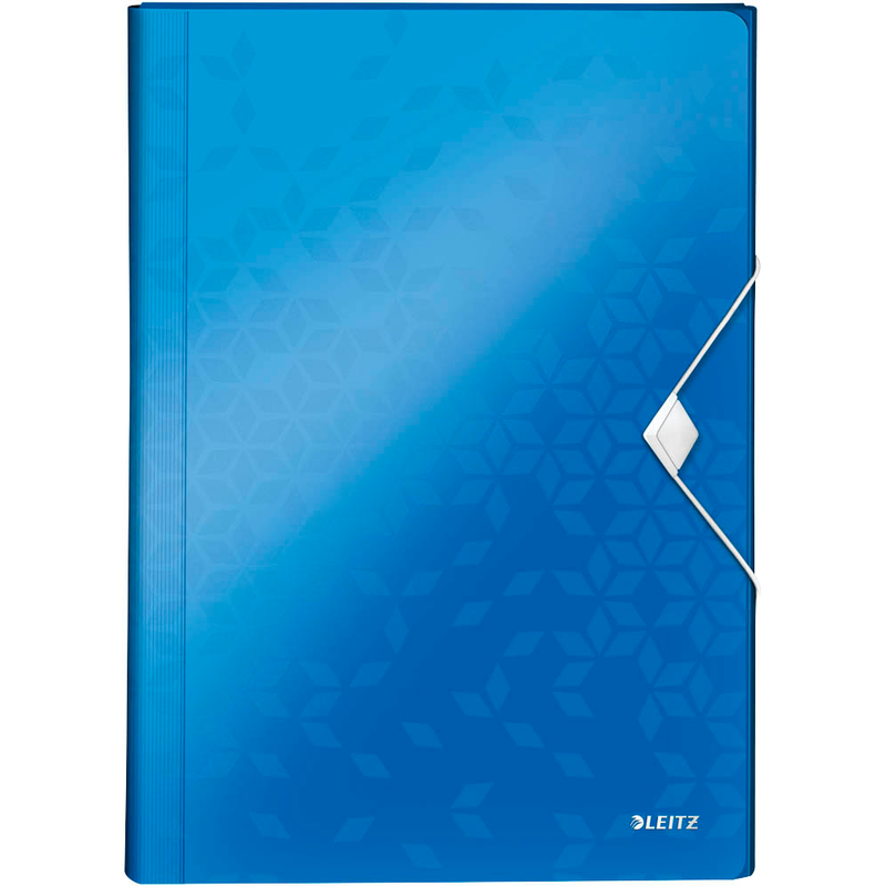 LEITZ Fächermappe WOW 4589 6 Fächer blau, 1 St.
