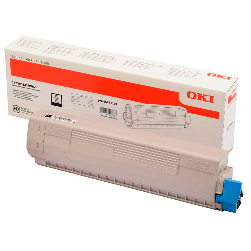 OKI Toner-Kit schwarz (46471104)