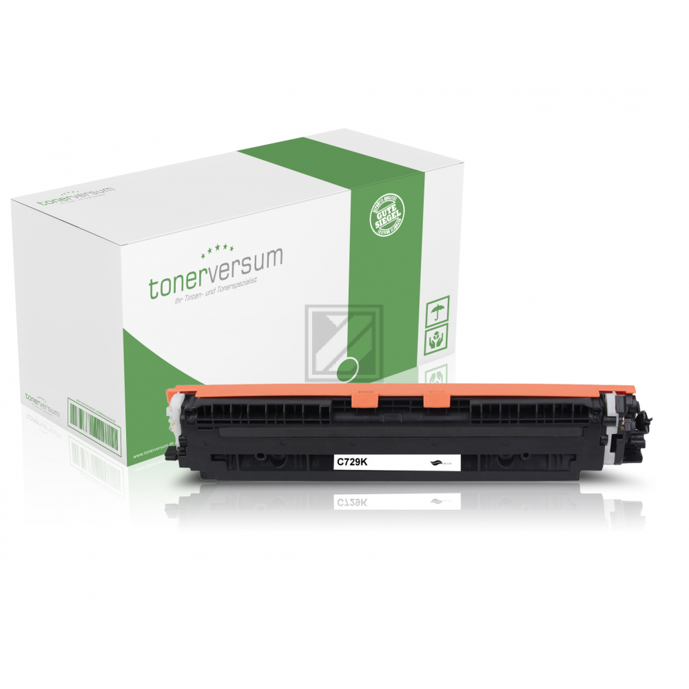 Tonerversum Toner-Kartusche schwarz (101422) ersetzt 729