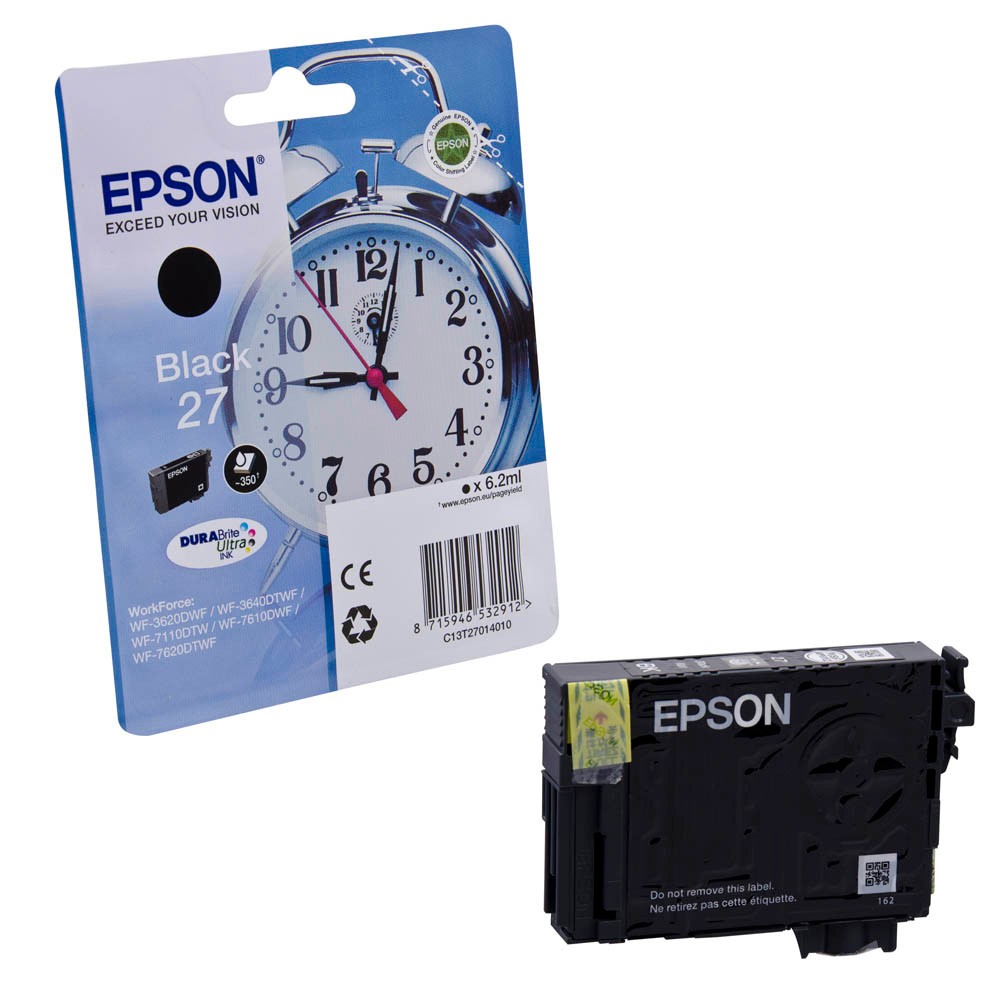Epson 27 / C13T27014012 Tinte Black