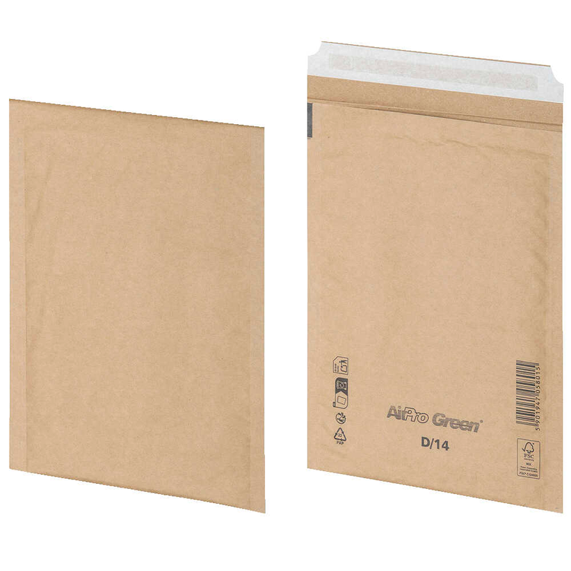 BONG Versandtaschen AirPro Green D14 ohne Fenster braun 100 St.