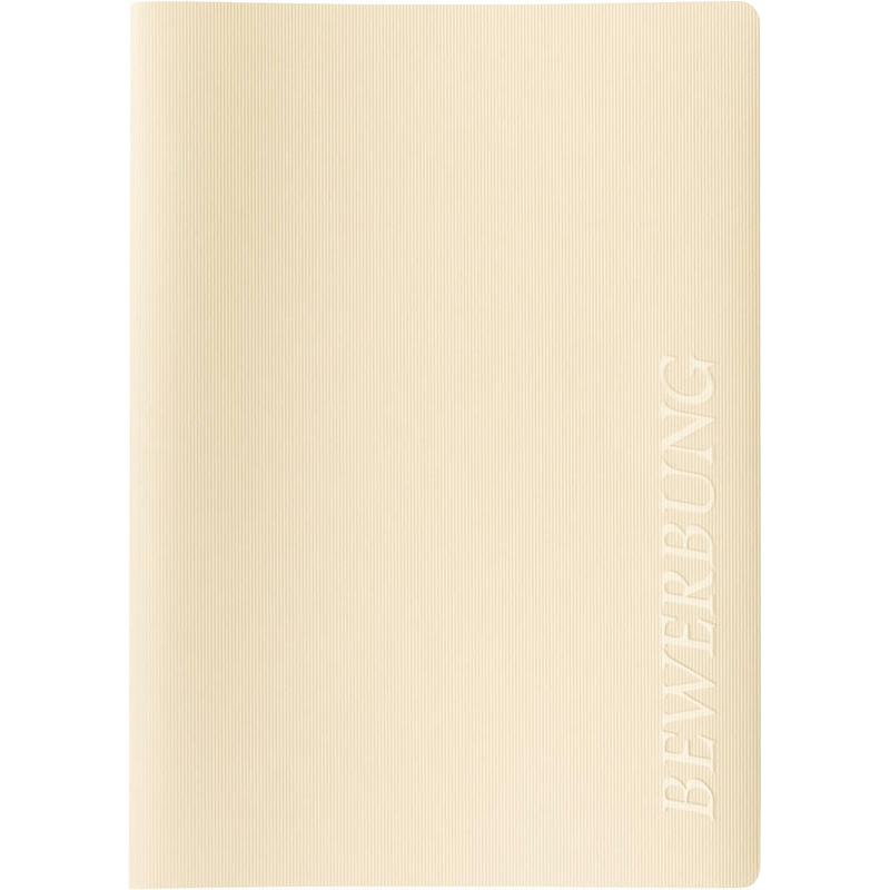 BRUNNEN Bewerbungsmappe Lines DIN A4 chamois, 1 St.