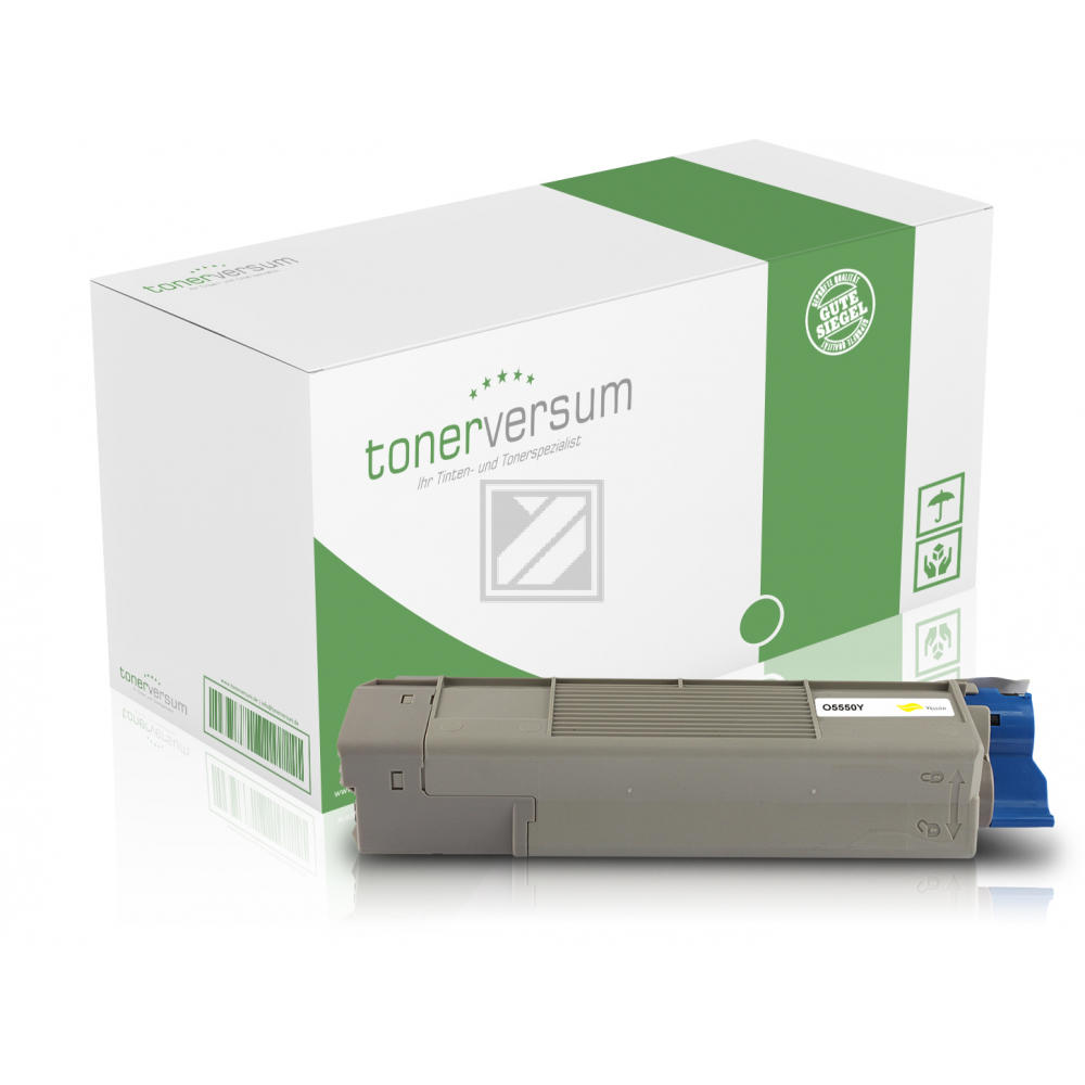Tonerversum Toner-Kit gelb (102966) ersetzt 43324421