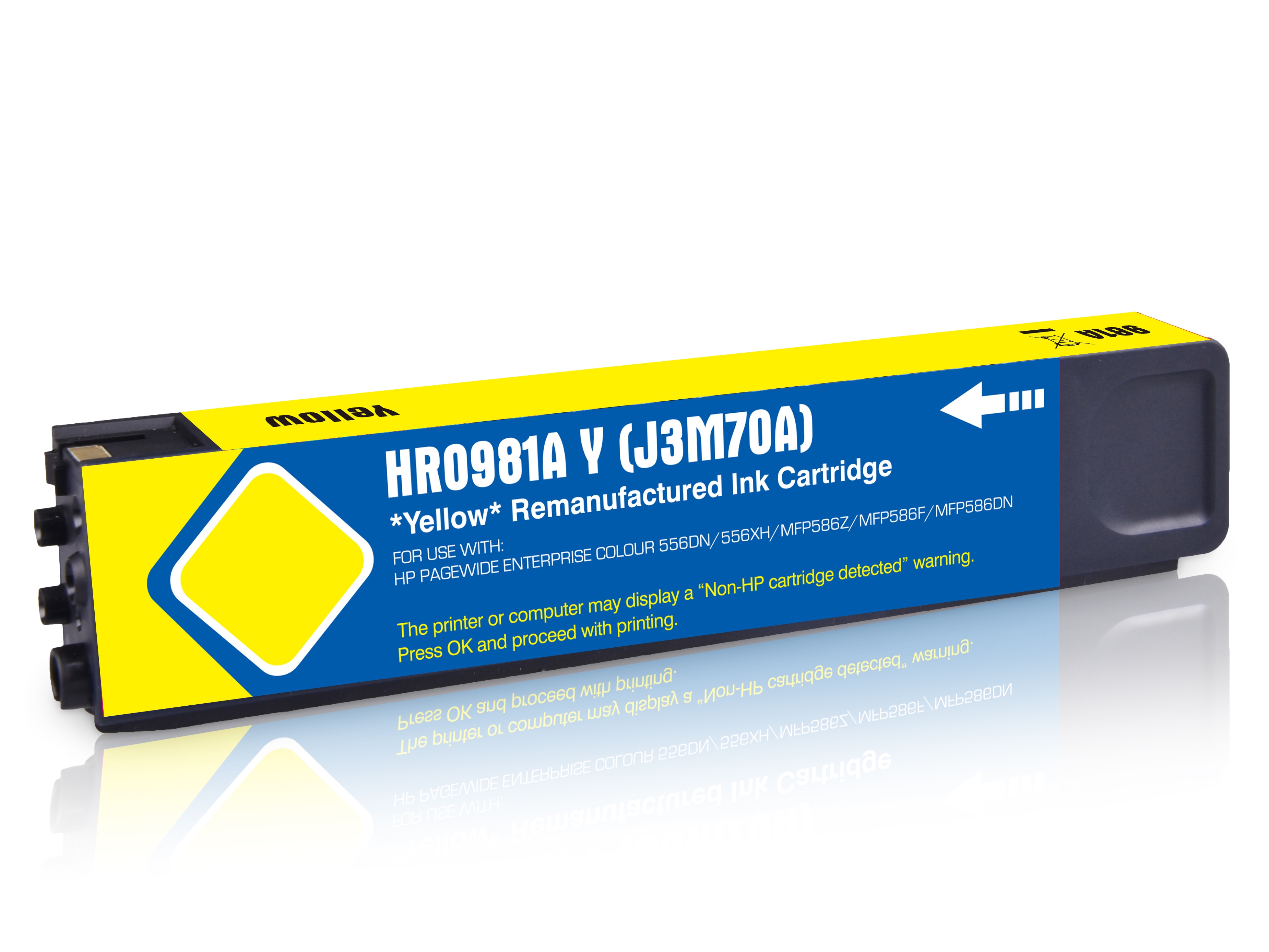 Kompatibel zu HP 981A / J3M70A Tintenpatrone Yellow