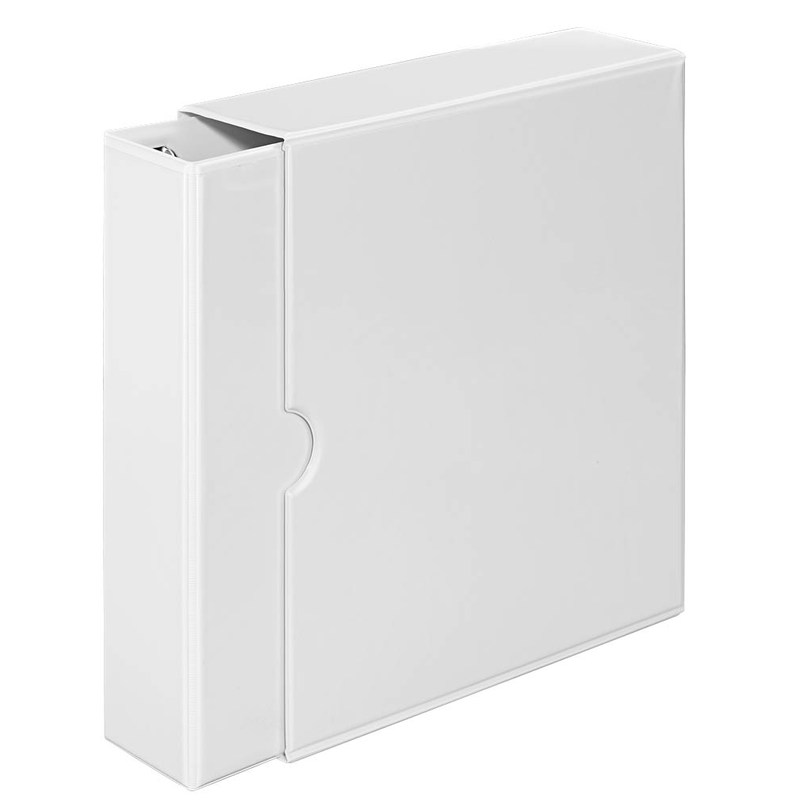 EICHNER Präsentationsringbuch 4-Ringe weiß 8,0 cm DIN A4, 1 St.