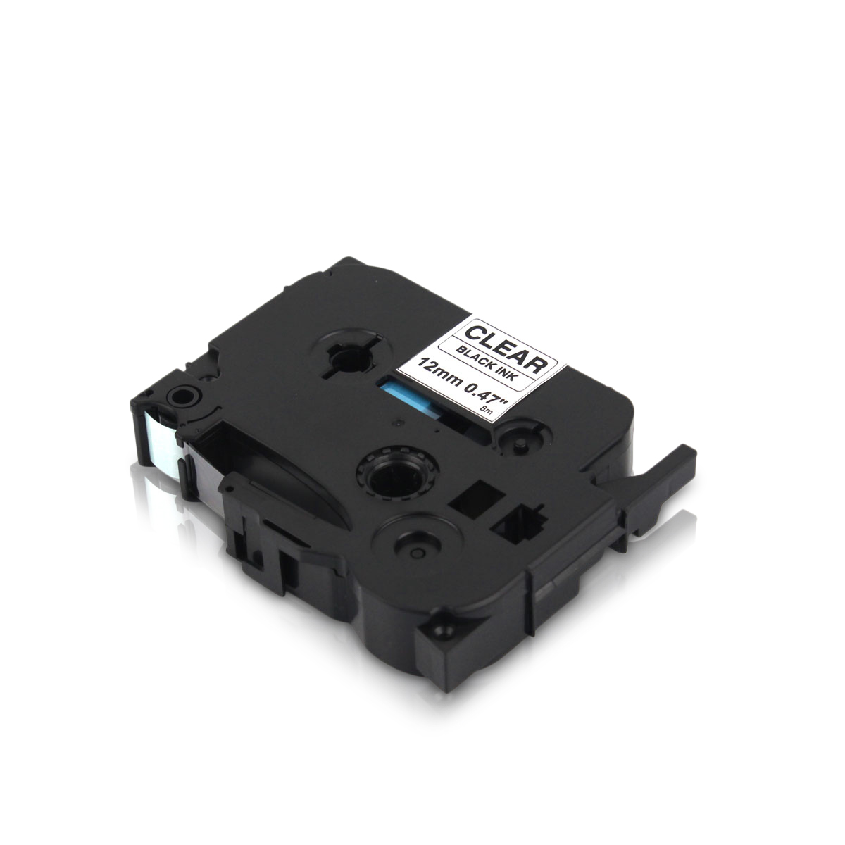 Kompatibel zu Brother TZe-131 P-Touch Schriftband 12mm schwarz/transparent