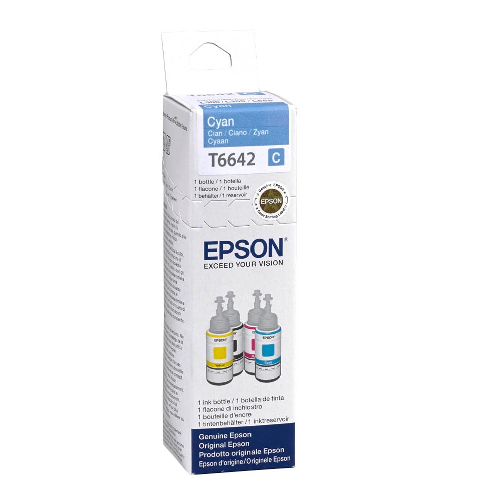 Epson T6642 / C13T664240 Nachfüll-Tinte Cyan 70 ml