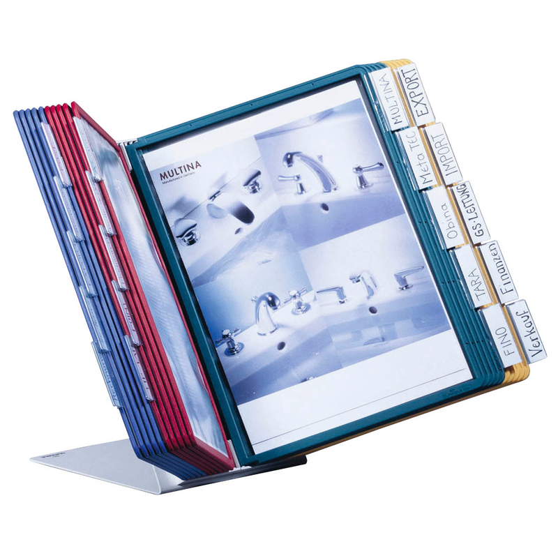 DURABLE Vollsichtreiter transparent, 10 St.