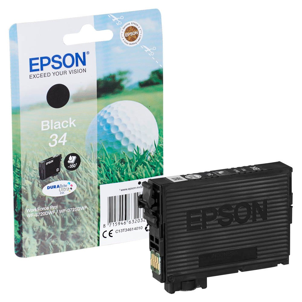 Epson 34  / C13T34614010 Tinte Black