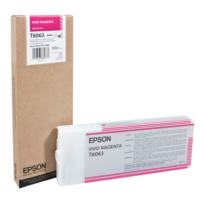 Epson Tintenpatrone magenta HC (C13T606300, T6063)