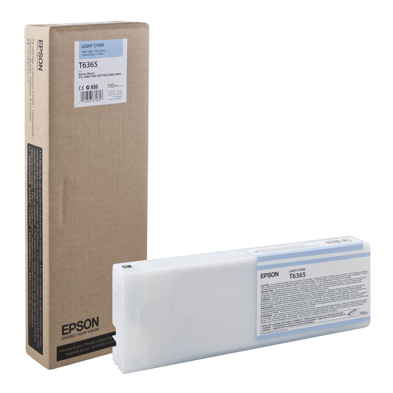 Epson Tintenpatrone cyan light (C13T636500, T6365)
